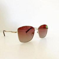 Kubik Gold Metal Sunglasses